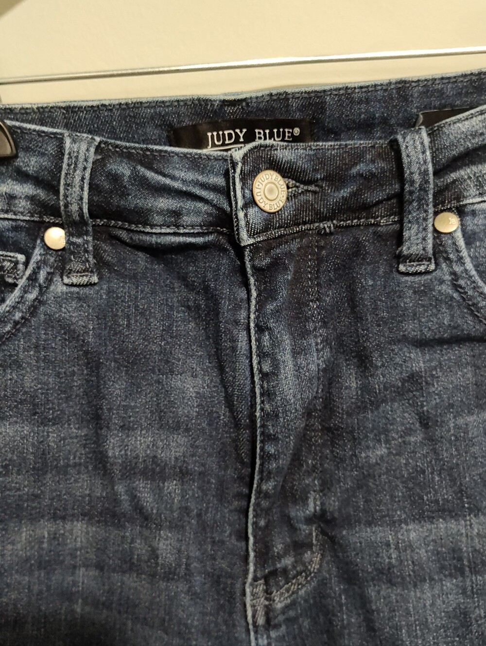 Judy Blue Straight Leg Blue Jeans Women’s 9/29 Dark Wash High Rise - JB88861 DK - Picture 5 of 13